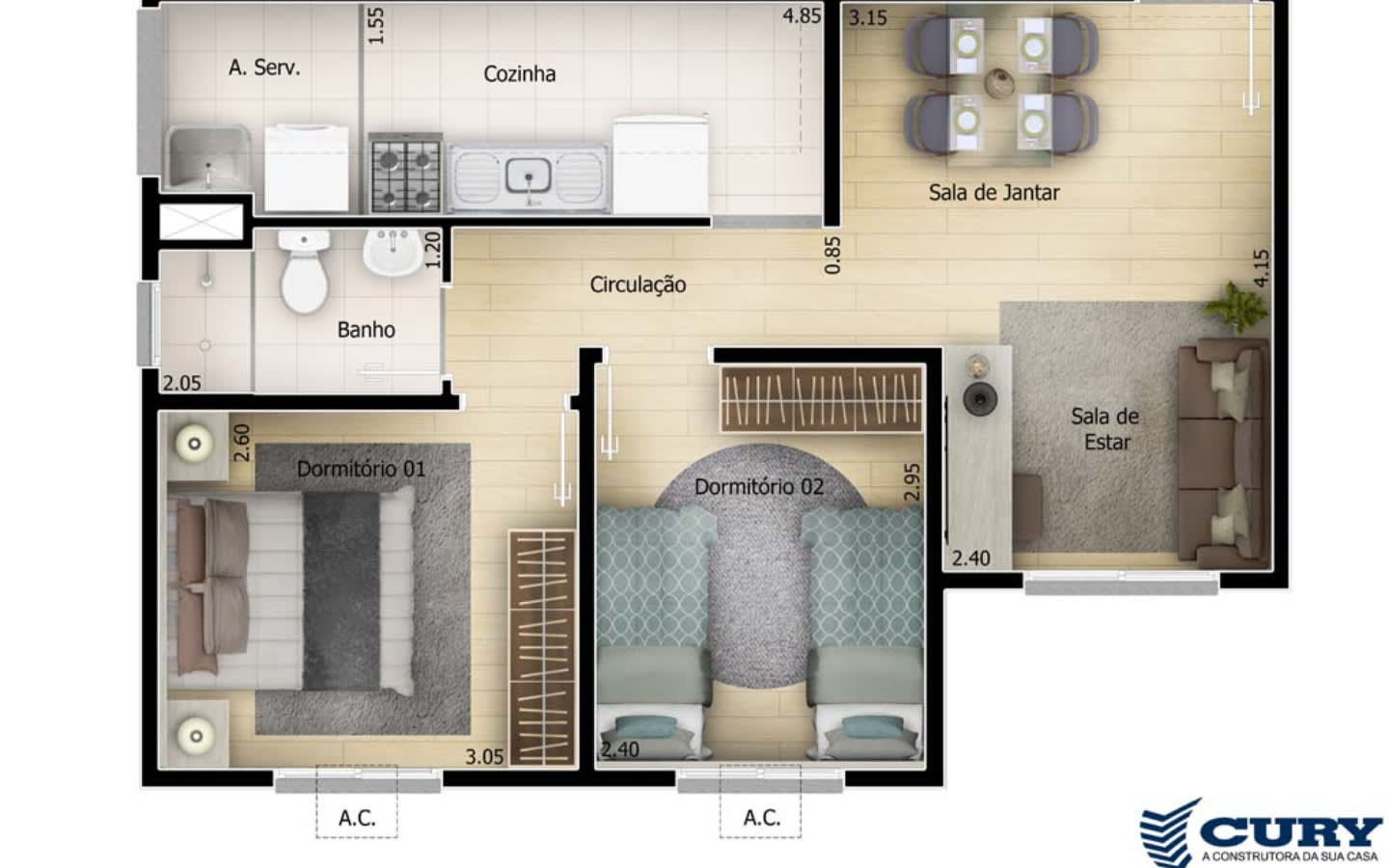 Viva Mais São Gonçalo - Cury Construtora